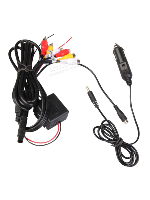 Xtrons CL004 In Car Cigarette Charger for Headrest DVD Player Twin Screen Dual Monitor
