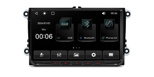 VW/Skoda/Seat | Various  | Linux System | Built-in DAB+ Radio | QLED Screen | CarAutoPlay | Android Auto | PL9MTVDS