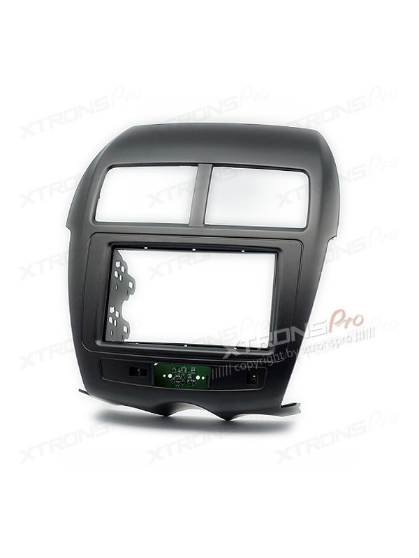 Radio Facia for MITSUBISHI/PEUGEOT/CITROEN Headunit Fascia Panel Fitting Kit Trim(w/PCB for Airbag and Alarm signal)