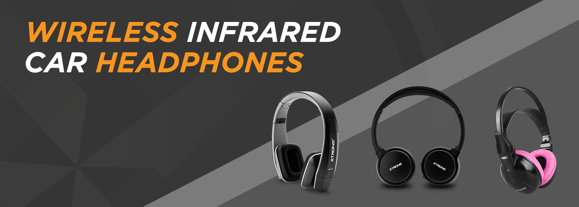 Infrared Wireless Car Headphones