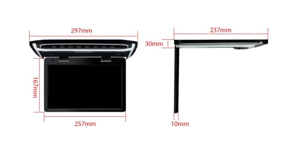 10.2-inch | Car Roof Mounted Monitor | CM101HD