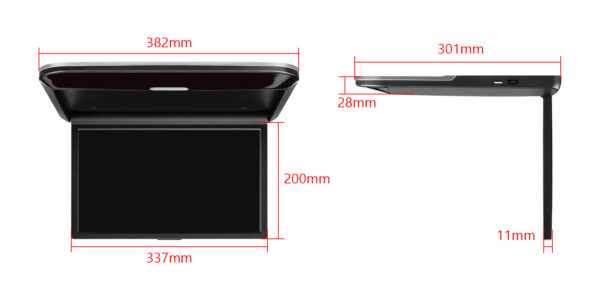 14-inch | Car Roof-Mounted Player | Built-in Speaker | CM140HD
