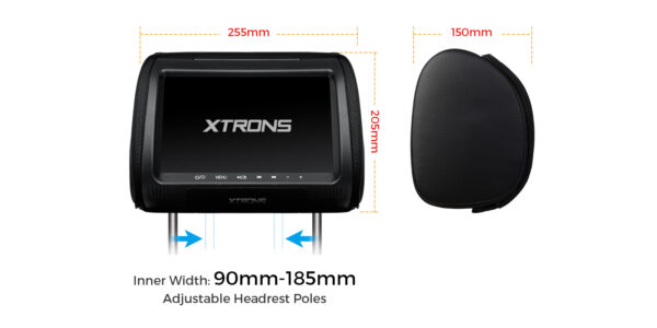 9-inch | One Pair Car Headrest DVD Player | HD908D