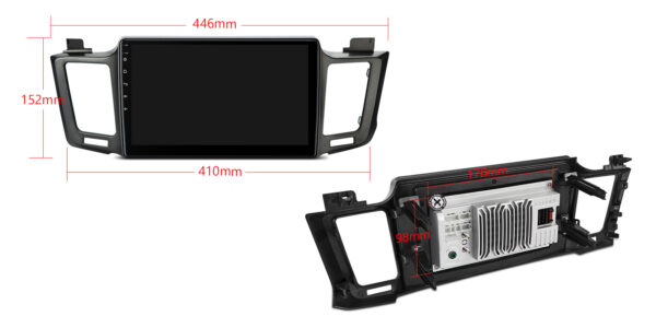 Toyota RAV4 | Android / iPhone | Octa Core | 4GB RAM & 64GB ROM | Global 4G LTE | IAP12RVTLS