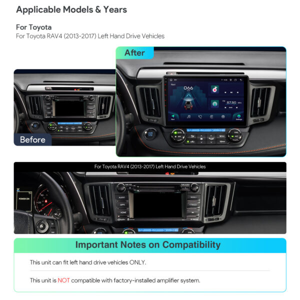 Toyota RAV4 | Android / iPhone | Octa Core | 4GB RAM & 64GB ROM | Global 4G LTE | IAP12RVTLS