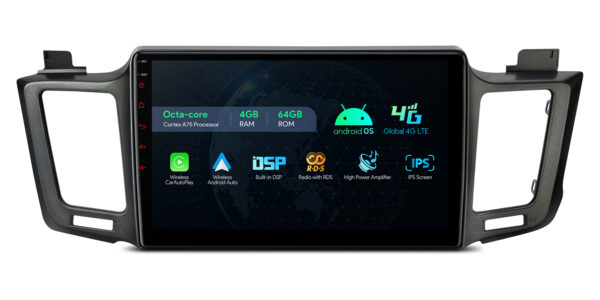Toyota RAV4 | Android / iPhone | Octa Core | 4GB RAM & 64GB ROM | Global 4G LTE | IAP12RVTLS