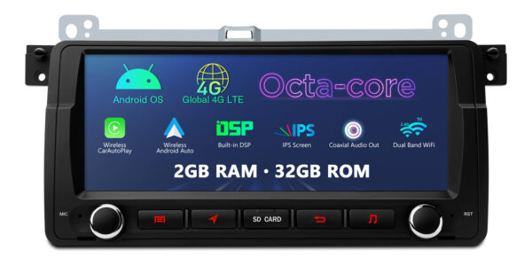 BMW/Rover/MG | Android / iPhone | Octa Core | 2GB DDR4 RAM & 32GB ROM | Automotive-grade Hardware |IE8246BLH