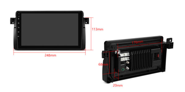 BMW/Rover/MG| Android / iPhone | Octa Core | 2GB DDR4 RAM & 32GB ROM | Global 4G LTE | IEP9246B