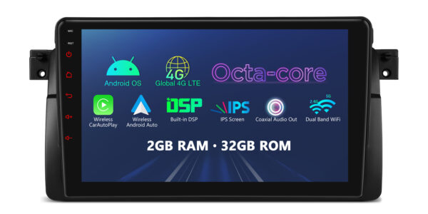 BMW/Rover/MG| Android / iPhone | Octa Core | 2GB DDR4 RAM & 32GB ROM | Global 4G LTE | IEP9246B