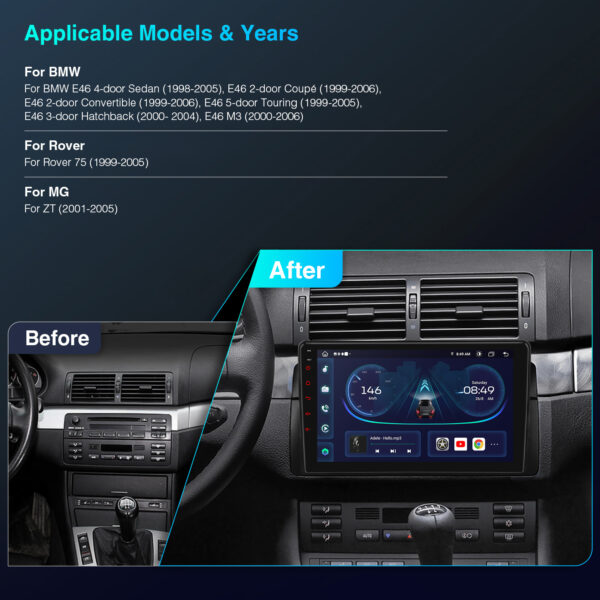 BMW/Rover/MG| Android / iPhone | Octa Core | 2GB DDR4 RAM & 32GB ROM | Global 4G LTE | IEP9246B