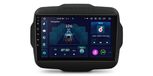 Jeep Renegade| Android / iPhone | Octa Core | 8GB RAM & 128GB ROM | QLED Display | Global 4G LTE Solution | IXP92RGJ