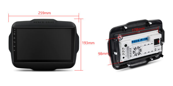 Jeep Renegade| Android / iPhone | Octa Core | 8GB RAM & 128GB ROM | QLED Display | Global 4G LTE Solution | IXP92RGJ