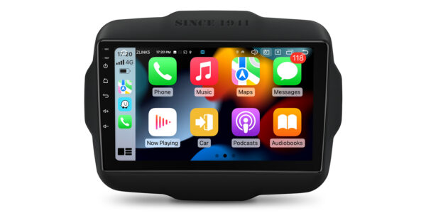 Jeep Renegade| Android / iPhone | Octa Core | 8GB RAM & 128GB ROM | QLED Display | Global 4G LTE Solution | IXP92RGJ