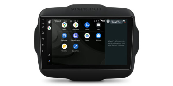 Jeep Renegade| Android / iPhone | Octa Core | 8GB RAM & 128GB ROM | QLED Display | Global 4G LTE Solution | IXP92RGJ