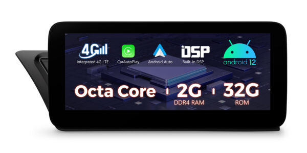Audi | Various | Android / iPhone | Octa Core | 2GB RAM & 32GB ROM | Integrated 4G LTE | QEA12UHA12A4L