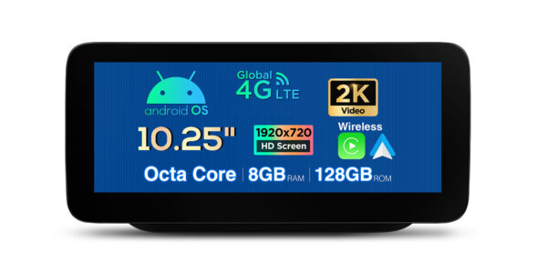 Mercedes-Benz | Android / iPhone | Octa-core | 8GB RAM & 128GB ROM | Integrated 4G LTE | QAM1245M12BL