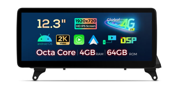 BMW | X5/X6 | Android / iPhone | Octa-core | 4GB RAM & 64GB ROM | Global 4G LTE | QLB22CCB12X5L
