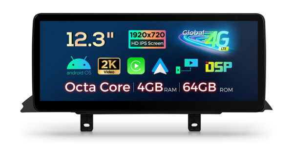 BMW | 3/4 Series | Android / iPhone | Octa-core | 4GB RAM & 64GB ROM | Global 4G LTE |  QLB22EVB12THL
