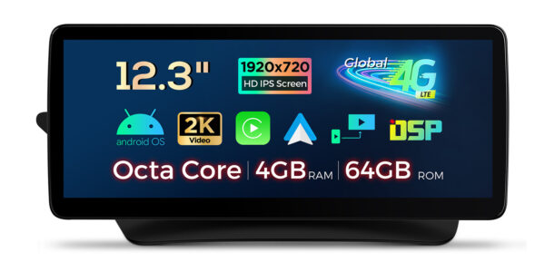 Mercedes-Benz | Various | Android / iPhone | Octa-core | 4GB RAM & 64GB ROM | Integrated 4G LTE | QLM2240M12ECL