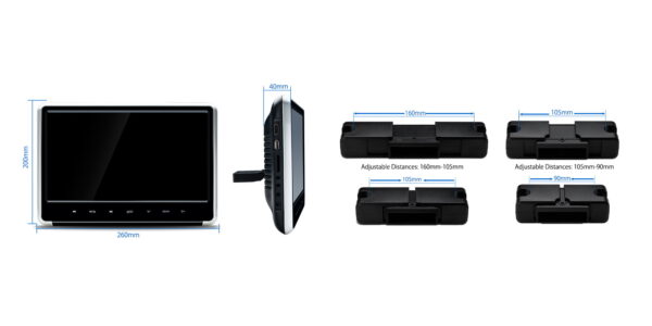 11.6-inch Car Headrest DVD Player | HD121HD