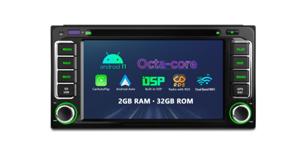 Toyota | Various | Android / iPhone | Octa Core | 2GB DDR4 RAM & 32GB ROM | Automotive-grade Hardware | PE62HGT