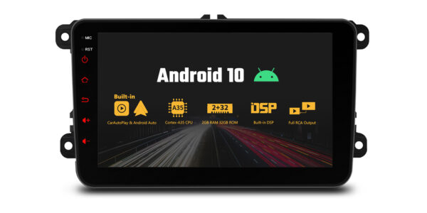 VW / SEAT / SKODA | Various | Android 10 | Quad Core | Cortex A35 | 2GB RAM 32GB ROM | PSN80MTVL