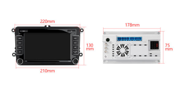 VW/Skoda/Seat | Android 14 | Octa Core | 4GB RAM & 64GB ROM | Global 4G LTE Solution | PX74MTVL