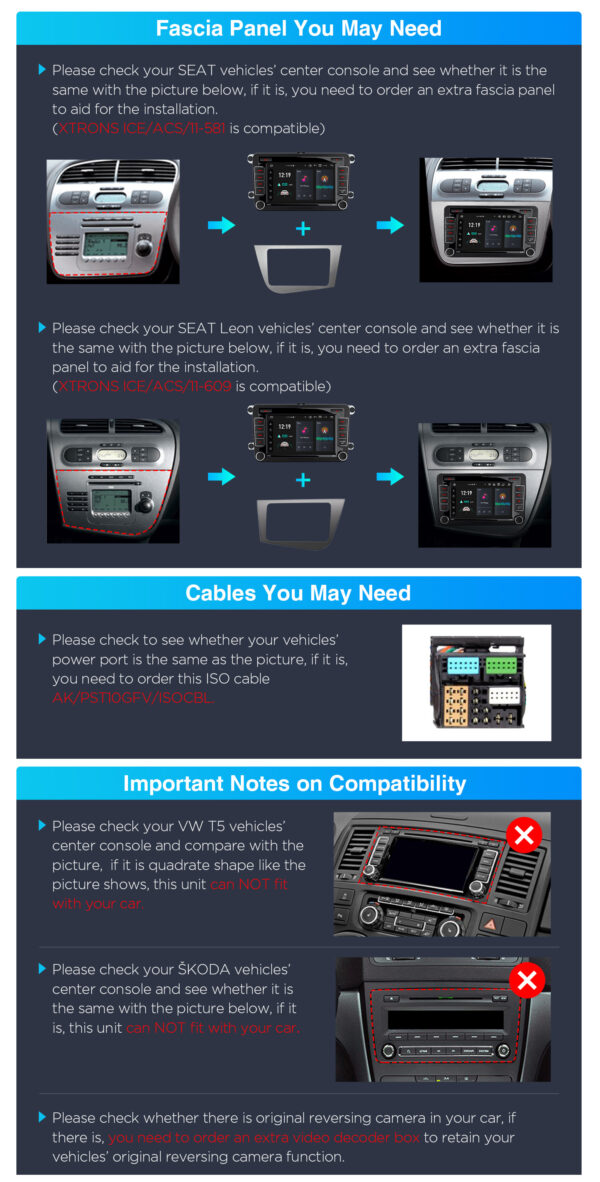 VW/Skoda/Seat | Android 14 | Octa Core | 4GB RAM & 64GB ROM | Global 4G LTE Solution | PX74MTVL