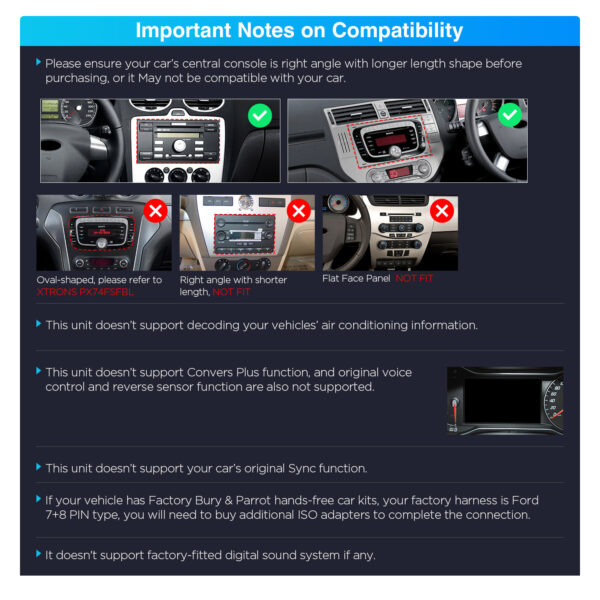 Ford | Various | Android 14 | Octa Core | 4GB RAM & 64GB ROM | Global 4G LTE Solution | PX74QSFBL