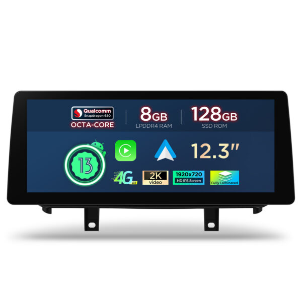 BMW | X5 X6 | Android OS & OEM System | Qualcomm 680 | Octa Core | 8GB RAM & 128GB ROM | QGB23EVB12X5N