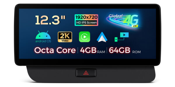 Audi | Q5 | Android Platform & OEM System | Octa-core | 4GB RAM & 64GB ROM | Global 4G LTE | QLA22UHA12Q5L