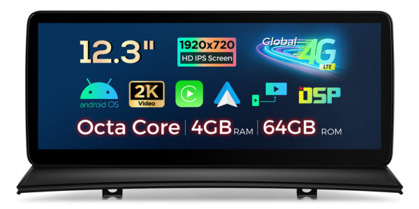 BMW | X3 E83 | Android / iPhone | Octa-core | 4GB RAM & 64GB ROM | Global 4G LTE | QLB22X3UNL