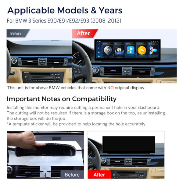 BMW | 3 Series | Android / iPhone | Octa-core | 4GB RAM & 64GB ROM | Global 4G LTE | QLB4290UNL