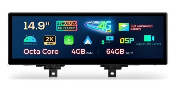 BMW | 3 Series/4 Series | Android / iPhone | Octa-core | 4GB RAM & 64GB ROM | Global 4G LTE | QLB42THEVL