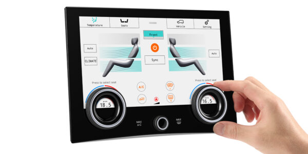 Range Rover | Climate Control Panel | Touchscreen and Rotary Knobs | 10.1-inch Touch IPS Screen | Original Function Retained | AIR405V