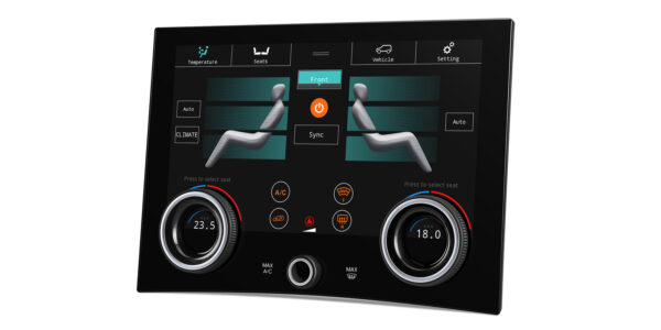 Range Rover | Climate Control Panel | Touchscreen and Rotary Knobs | 10.1-inch Touch IPS Screen | Original Function Retained | AIR405V