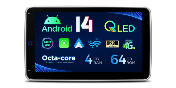 Single DIN | Android 14 | Octa Core | 4GB RAM & 64GB ROM | Global 4G LTE Solution | DX121LGS