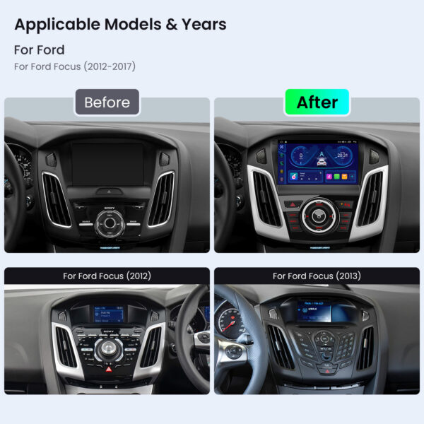 Ford | Focus | Android OS | Octa Core | 4GB RAM & 64GB ROM | IPS Screen | IDP90FSFB