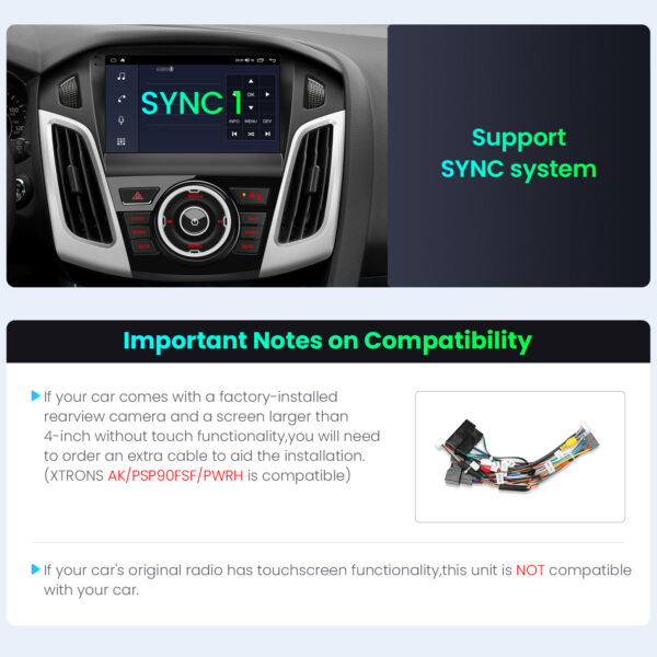 Ford | Focus | Android OS | Octa Core | 4GB RAM & 64GB ROM | IPS Screen | IDP90FSFB