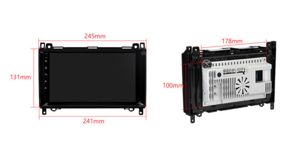 Mercedes-Benz / Volkswagen | Android OS | Octa Core | 4GB RAM & 64GB ROM | IPS Screen | IDP90M245