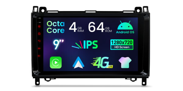 Mercedes-Benz / Volkswagen | Android OS | Octa Core | 4GB RAM & 64GB ROM | IPS Screen | IDP90M245