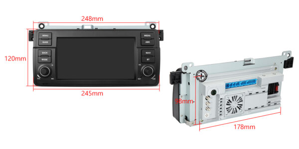 BMW/Rover/MG  | Android 14 | Octa Core | 4GB RAM & 64GB ROM | Global 4G LTE Solution | PX7446BL