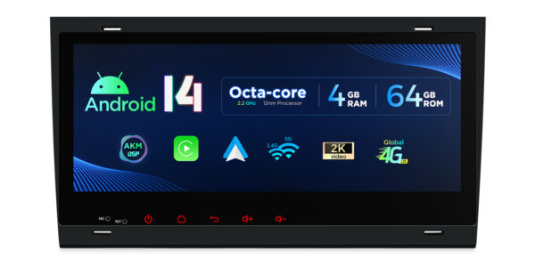 Audi/Seat | Various | Android 14 | Octa Core | 4GB RAM & 64GB ROM | Global 4G LTE solution | PX84AA4LHGS
