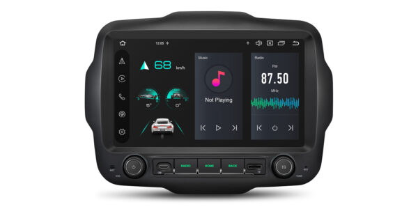 Jeep | Renegade | Android 14 | Octa Core | 4GB RAM & 64GB ROM | Global 4G LTE Solution | PXH94RGJLGS