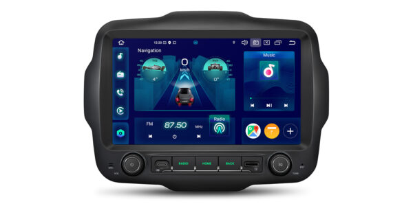 Jeep | Renegade | Android 14 | Octa Core | 4GB RAM & 64GB ROM | Global 4G LTE Solution | PXH94RGJLGS