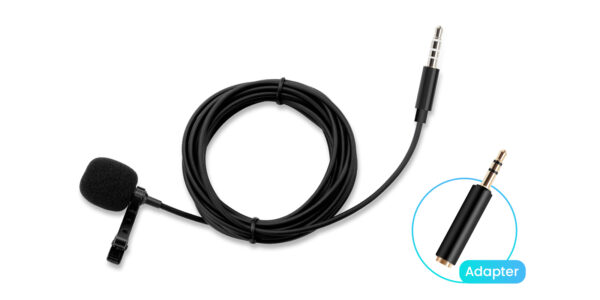 Hi-Fi & Noise-Resistant Clip-on Microphone | ACMIC005