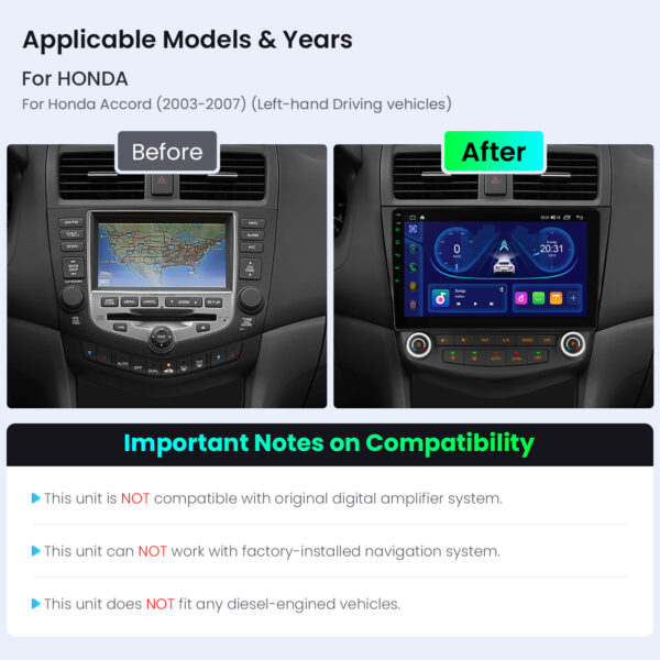 Honda | Android OS | Octa Core | 4GB RAM & 64GB ROM | IPS Screen | IDP10ACHLA
