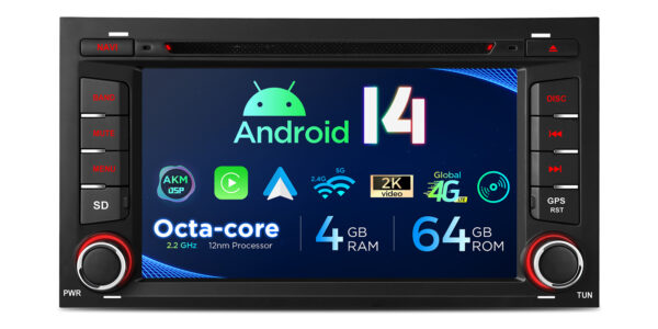 Seat Leon | Android 14 | Octa Core | 4GB RAM & 64GB ROM | Global 4G LTE Solution | PX74LESGS