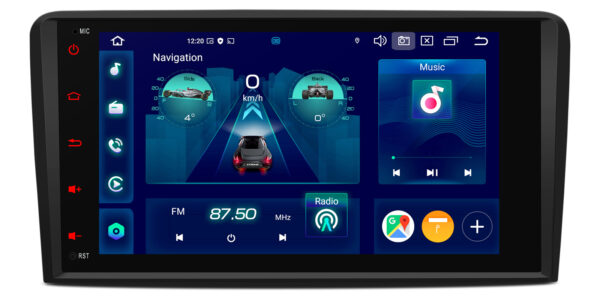Audi A3/S3/RS3 | Android 14 | Octa Core | 4GB RAM & 64GB ROM | Global 4G LTE solution | PX84A3ALDABGS