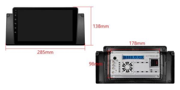 BMW E39/E38  | Android 14 | Octa Core | 4GB RAM & 64GB ROM | Global 4G LTE Solution | PXP9439BGDAB